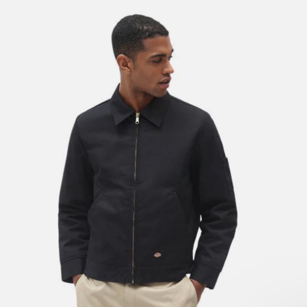 Dickies lined Eisenhower jacket REC men's jacket twill jacket box jacket Black